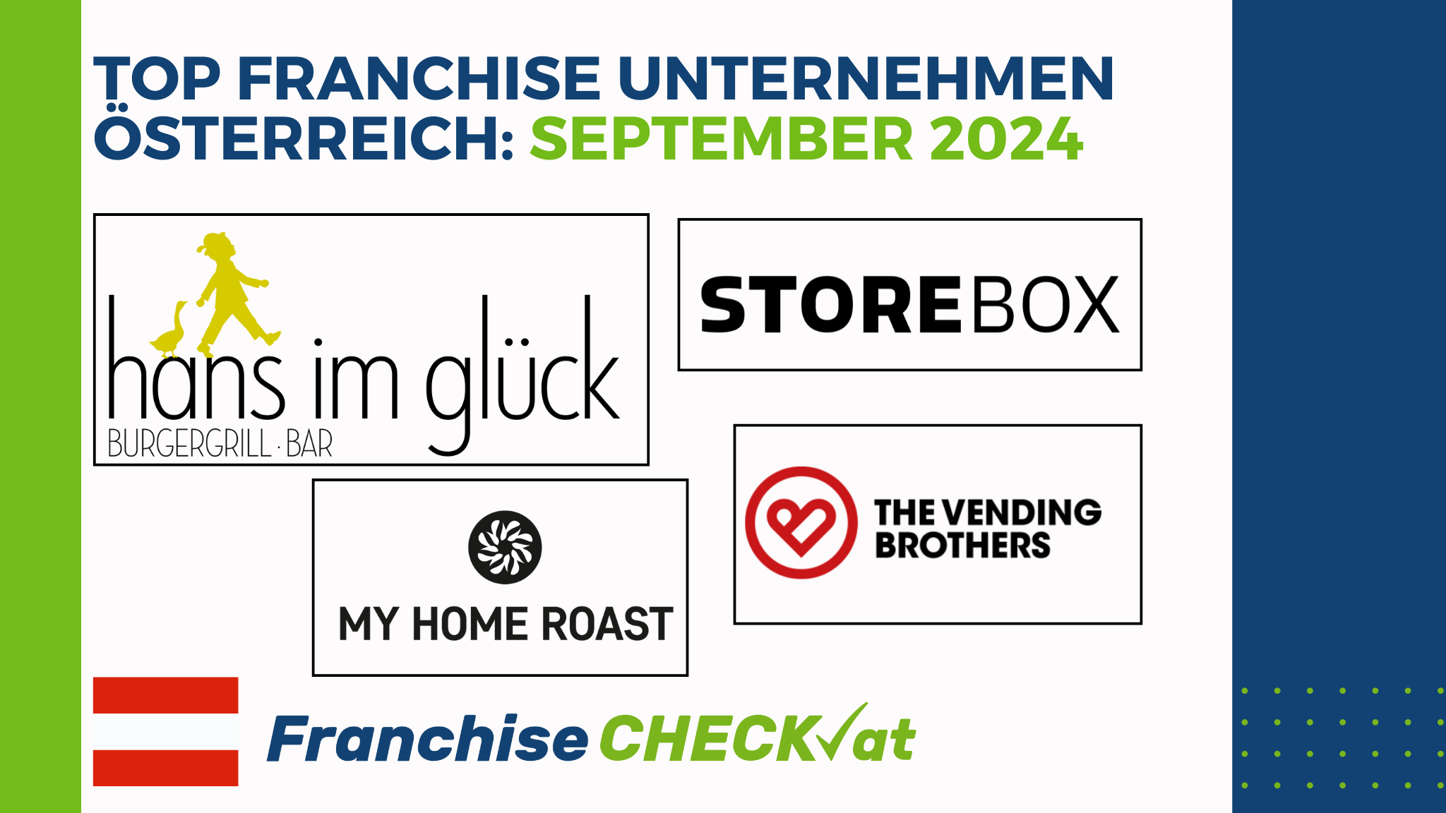 Top Franchise Unternehmen Österreich September 2024